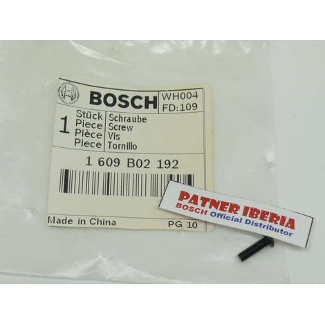Pièce de rechange d’origine BOSCH 1609B02192  Vis