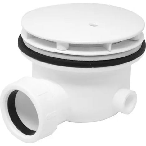 PILETTA SIFONATA IN ABS CON TAPPO BIANCO PER PIATTO DOCCIA ø110  TAPPO BIANCO   C.G.S. SRL