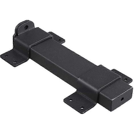 Loquet coulissant pour portail, verrou de sécurité robuste avec trou pour cadenas, adapté aux clôtures en bois et aux portes de grange. (1/4)