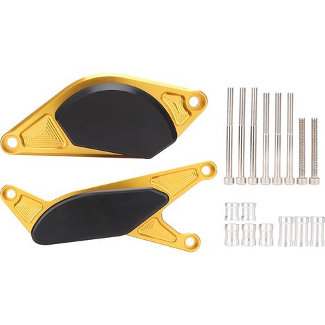 Cache moteur en alliage d'aluminium pour Suzuki GSR750/Z 15-18, protection robuste, couleur or (1/5)