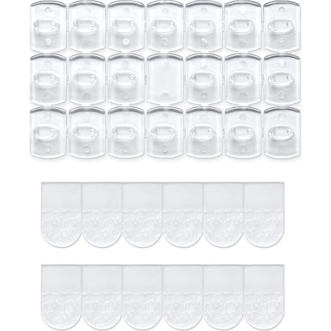 100 mini Crochets Discrets pour Guirlande Lumineuse Sans Percer (1/5)