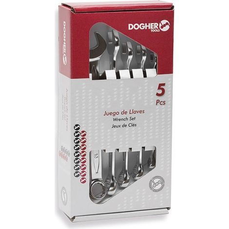 Boîte de 5 clés combinées  DOGHER 451-035