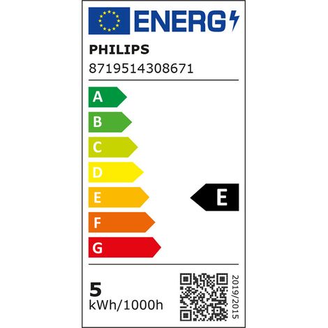Bombilla PHILIPS GU10 4,9W 550lm 6500K Luz Fría 929002981402