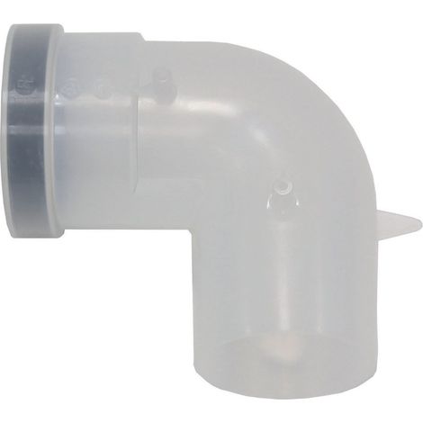 Vaillant Codo de 87 grados Condensación para conducto de humos rígido DN 80, PP, 303263