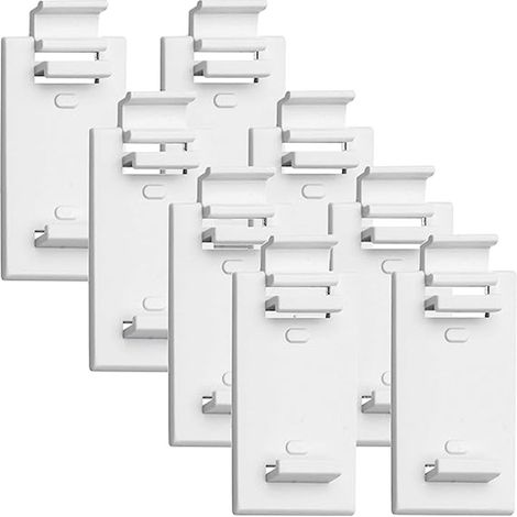 Accessoires pour stores enrouleurs plissés sans perçage de 36 mm : supports de fixation faciles à installer et accessoires pour rideaux