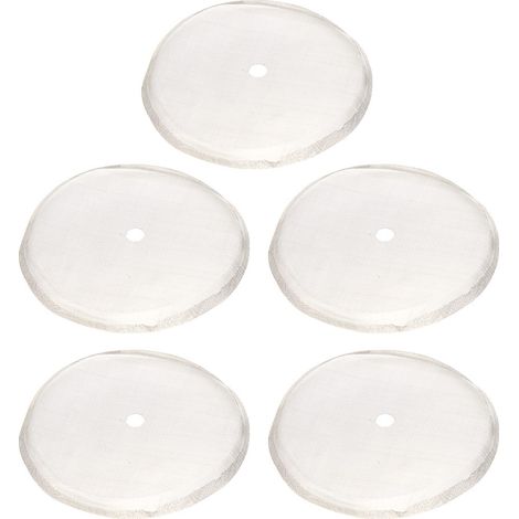 Wiederverwendbares Stahlfiltersieb, 80 Maschen, für 600ml French-Press-Gläser, Multifunktionales Zubehör für den Hausgebrauch, 5 Stück.