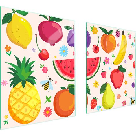 PLACA PROTECTORA DE VIDRIO PARA ESTUFA 85x52 FRUTA (1/5)