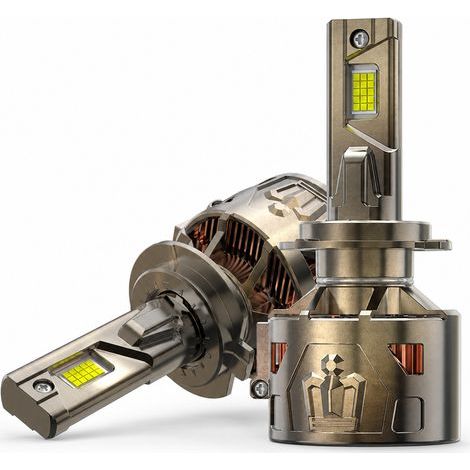 Bombilla LED de faro para coche H1 330 W 33000 lm, acabado bronce, REDSEA (1/5)