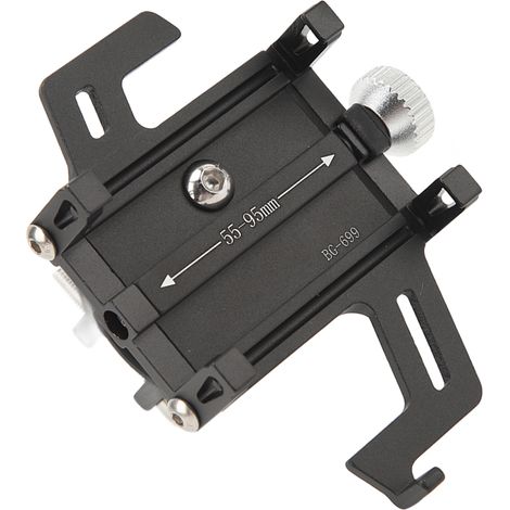 Support de téléphone pour moto, en alliage d'aluminium, étanche et antichoc, pour vélo (compatible avec les smartphones). Support de téléphone pour smartphone compatible avec les smartphones. (1/5)