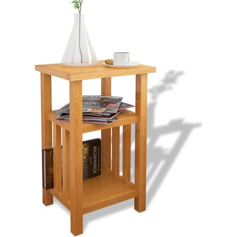 Maison Exclusive - Beistelltisch mit Zeitungsablage 27x35x55 cm M (1/5)