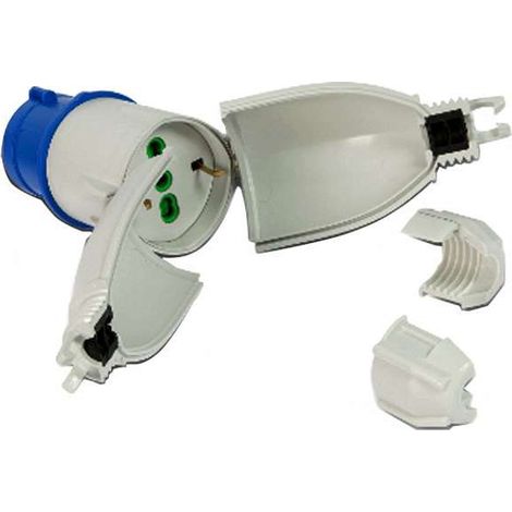 Adattatore Spina Cee Presa Schuko Protezione Ip441 (1/9)