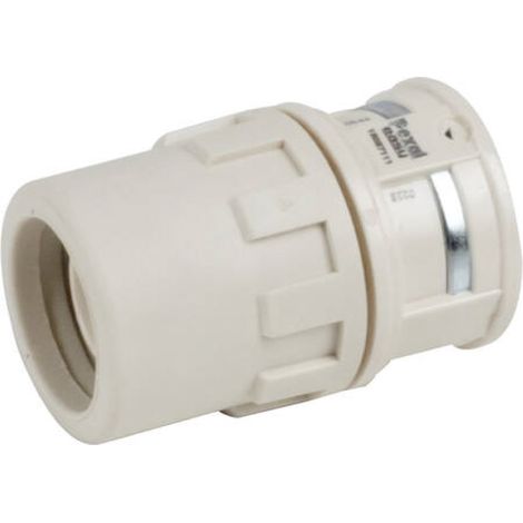 RACCORDO DIRITTO FEMMINA A PASSAGGIO TOTALE CONNESSIONE MEDIANTE BICCHIERATURA IN TECNOPOLIMERO SERI - 16X2 - 1/2 - VIL