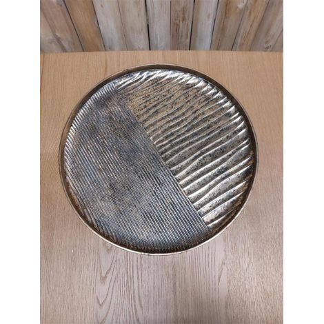 Centrotavola raquel rotondo, diametro 48,5 cm, dorato - Atmosphera créateur d'intérieur (1/2)