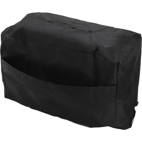 Housse étanche pour poste à souder 190T, polyester argenté taffetas anti-UV, protection soudure pour extérieur jardin balcon 47x28x37cm noir (1/5)