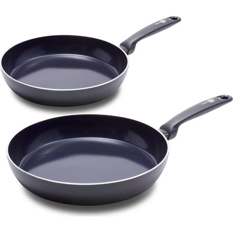 GreenPan Torino (CC001696-001) 24+28cm Set schwarz Pfannen-Set