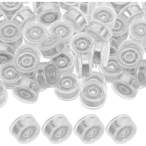 100 x 1/2" Transparent Base DIY Rotary Bearings (1/5)