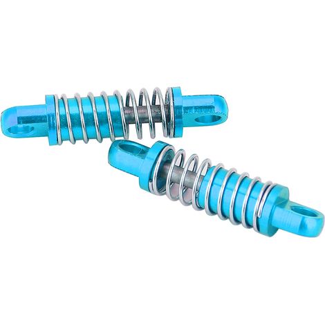 Amortisseurs avant et arrière réglables en métal pour voitures RC Weili 1/28 K969 K989 P929 - Pièces et accessoires bleus (1/5)