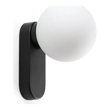Lampada da parete MABE nera con interruttore 62830 (1/5)