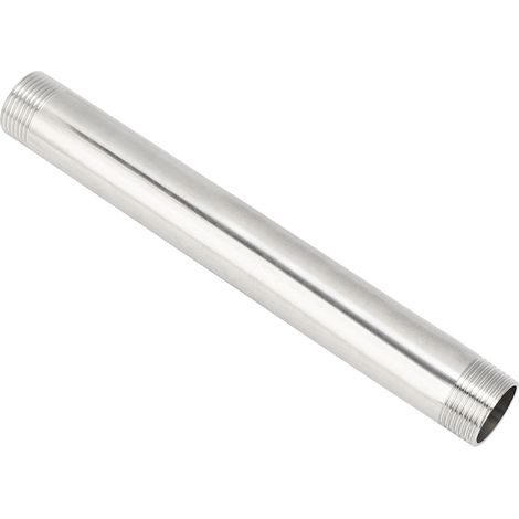 Raccord de tuyauterie mâle fileté en acier inoxydable, adaptateur, 20 cm, tige d'extension filetée mâle G3/4, 20 cm (1/5)