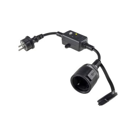 Fehlerstromschutzadapter 230V, Schutzkontakt, 30mA IP44 (1/5)