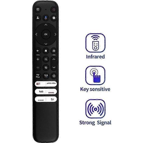 Télécommande compatible RC813F MB1 de remplacement pour téléviseurs intelligents Android TCL séries Q6/Q7/QM8/S3/S4 (1/5)