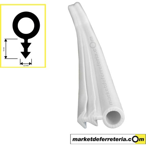 VIRUTEX JUNTA AISLANTE PVC TIPO FP ROLLO 100M COLOR BLANCO