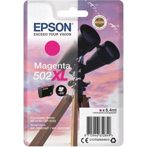 Epson Singlepack Magenta 502XL Ink (1/3)
