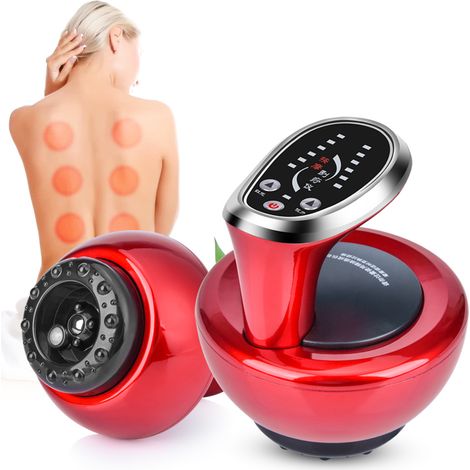 Appareil de massage ventouse électrique Guasha, drainage lymphatique et amincissant, aspiration négative pour thérapie physique des méridiens, sculpteur corporel portable (1/5)