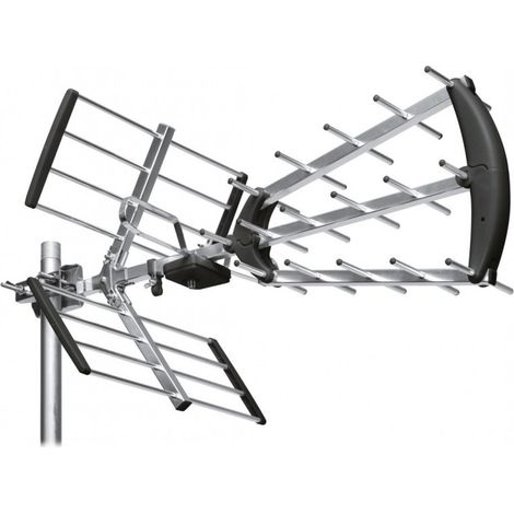 Antenne d'extérieur trinappe 20 dB à fiche F