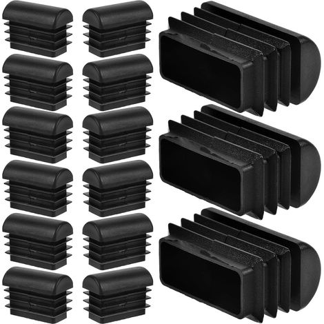 für Möbelbeine und rohre 20 x 40 mm 20 Stück robustes PP
