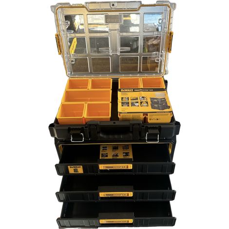 Dewalt DWST08330-1 Toughsystem 2 Tool Box 3 X Drawer Toolbox + DS100 Organiser (1/5)