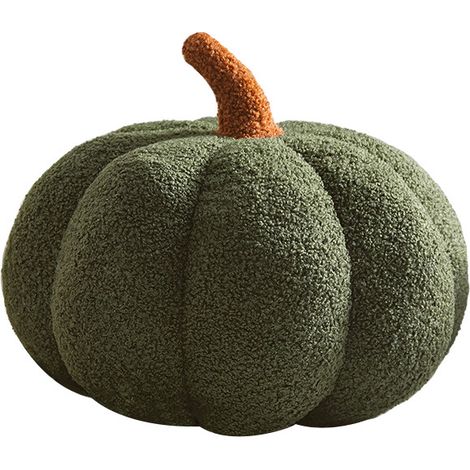 Dekoratives, kürbisförmiges Kissen für Zuhause, Kinderzimmer, Fotografie, Halloween, 20 cm, Grün (1/4)