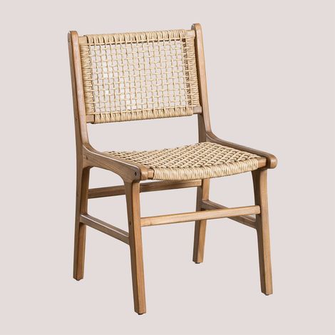 Silla de comedor en madera de teca Malmo SKLUM (1/5)
