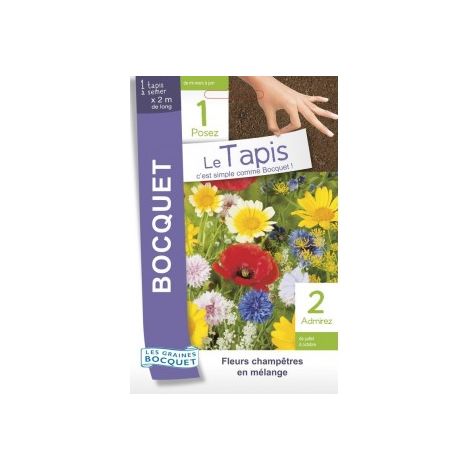 Tapis de graines de fleurs champêtres en mélange - 15g