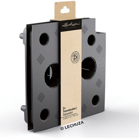 LECHUZA® Ersatzteil 2 Trennböden für CUBICO 30 & TRIO 30 (1/2)