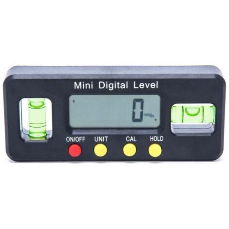 Electronic level, Digital Protractor Inclinometer, With display, with magnetic base, high precision, with reading hold display and rollover function. (1/5)