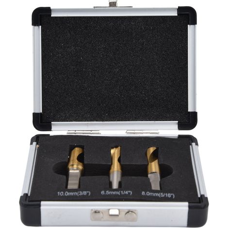 3PCS Forets à Percer la Soudure Acier Rapide HSS - Outil de Découpe Résistant à l'Usure pour Métal Soudé (1/5)