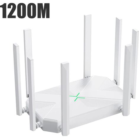 Amplificateur de signal pour routeur sans fil (1200M - Blanc - Norme européenne), répéteur Wi-Fi haut débit AP (1/5)