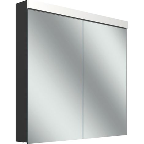 Schneider LOW plus LED armoire de toilette, 2 portes 40/40cm, (1/5)