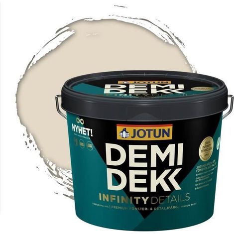 Peinture Bois - DEMIDEKK INFINITY DETAILS - Lasure Opaque Satinée - RAL 1013 - 3L (1/2)