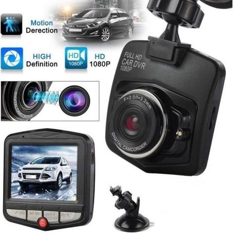 Caméra embarquée voiture 1080 Daschcam 120° DVR Data Recorder (1/4)