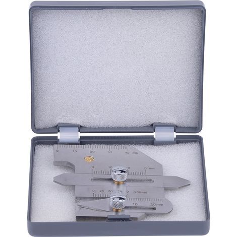 1pc Jauge de Soudure HJC-40 en Acier Inoxydable pour Mesurer la Hauteur de Soudure et le Défaut de Racine (1/5)