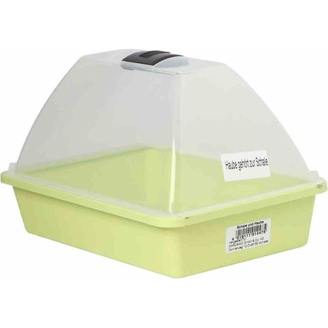 Display Midi-Grow 44tlg. 22 x anthrazit/ 22 x pastellgrün, Schale+Haube (1/5)