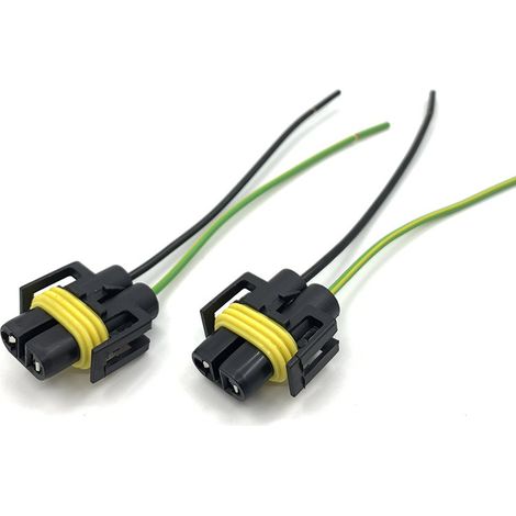 Car fog light socket H11 bulb holder H8 headlight socket with wire connector plug lamp head connector (1/5)