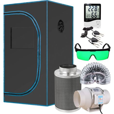 Tenda per coltivazione, Kit per camere di coltivazione in tenda, Sistema di coltivazione idroponica, Kit per serra in tenda (1/2)