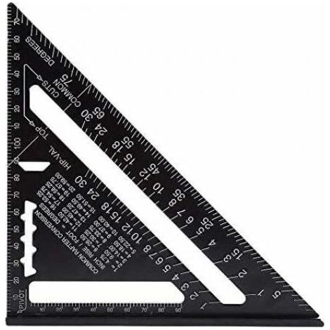 Équerre Triangle - Aluminium Alliage 70 cm - Précision Métrique - Pour Charpentier Ingénieur Bricolage - 1 Pièce (1/5)