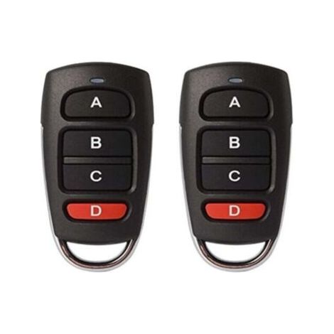 2PCS（68.3x35.7mm）telecommande 433mhz Universelle Portail, telecommande portail universelle, Duplicateur sans Fil clonage (1/4)