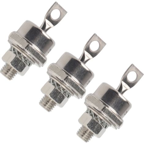 Lot de 3 modules de diodes 40HFR120 40A, diodes redresseuses spiralées de remplacement pour générateurs diesel, pôle négatif (1/5)