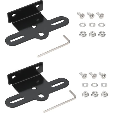 Lot de 2 Supports Réfléchissants pour Porte-Bagages Arrière Compatibles avec La Plupart des Réflecteurs de VTT (1/5)