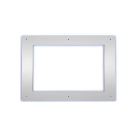 Cadre rétrofit à LED chromothérapie noir mat pour plafonds de douche - Bossini HI0001073 (1/2)